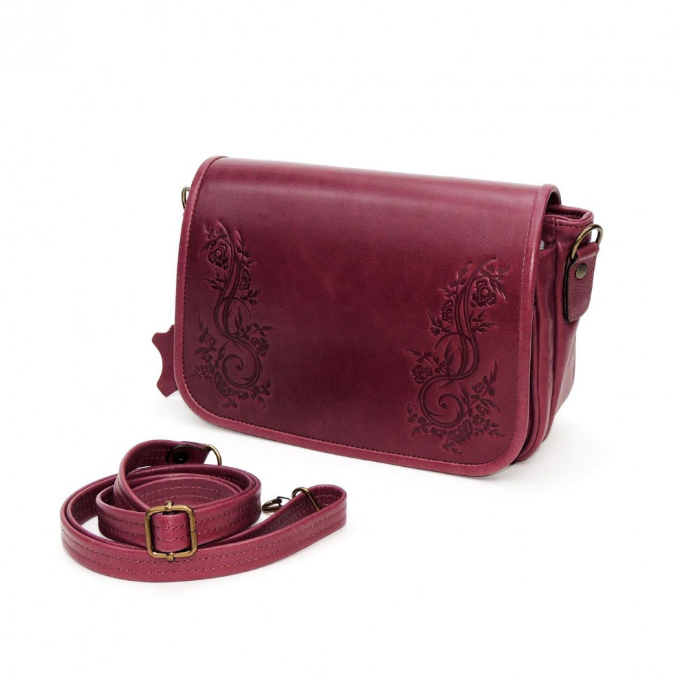 Женская сумка Natalia Kalinovskaya, «Дейли» бордовая