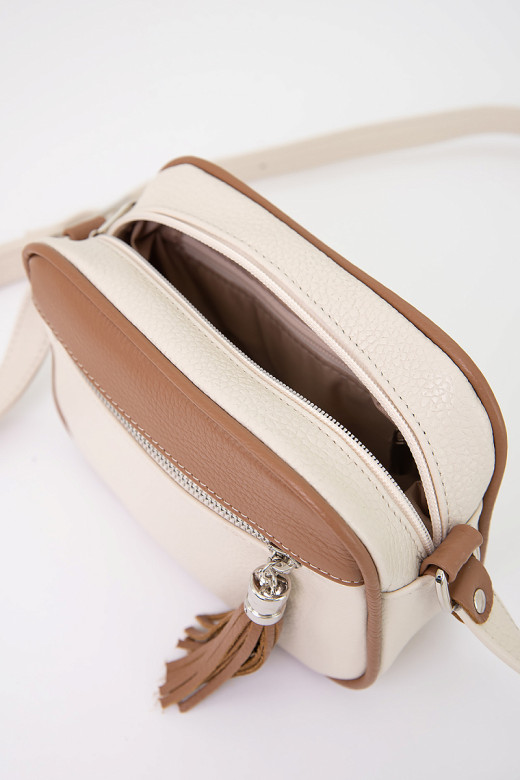 Сумка Protege Ц-340/2 бежевый+кэмел флотер