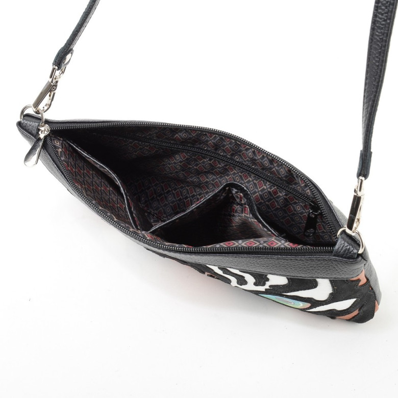 Сумка женская Protege, ДС-251-07, "Кот №5" чёрная