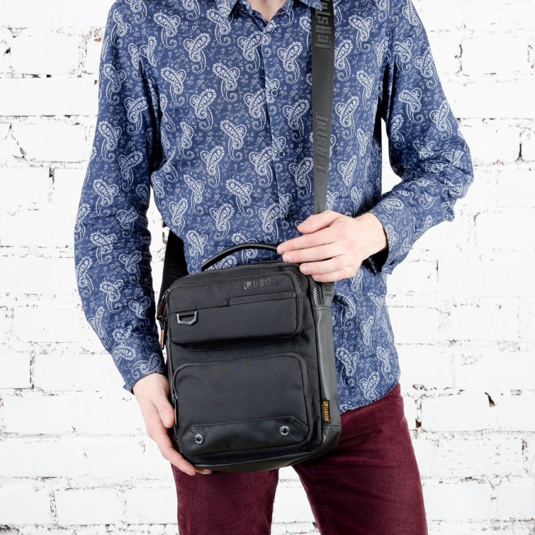 Сумка мужская Leastat L 9001 чёрная