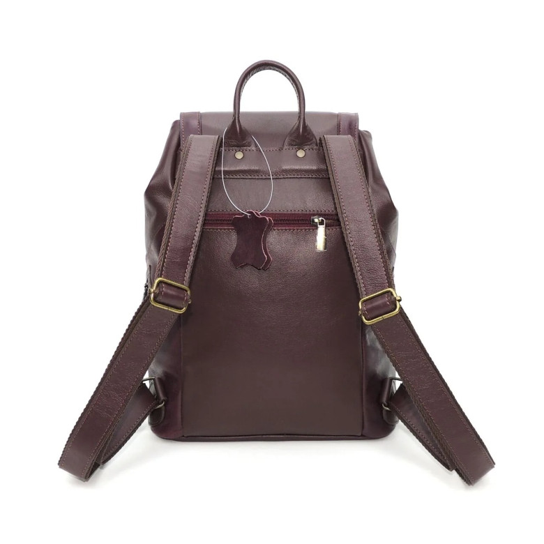 Рюкзак женский Natalia Kalinovskaya, "Климин" бордо гладкий