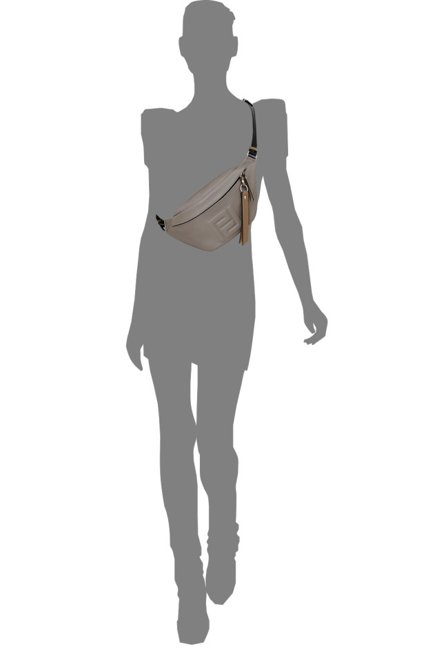 Сумка Protege Ц-482 белая флотер+гладкая