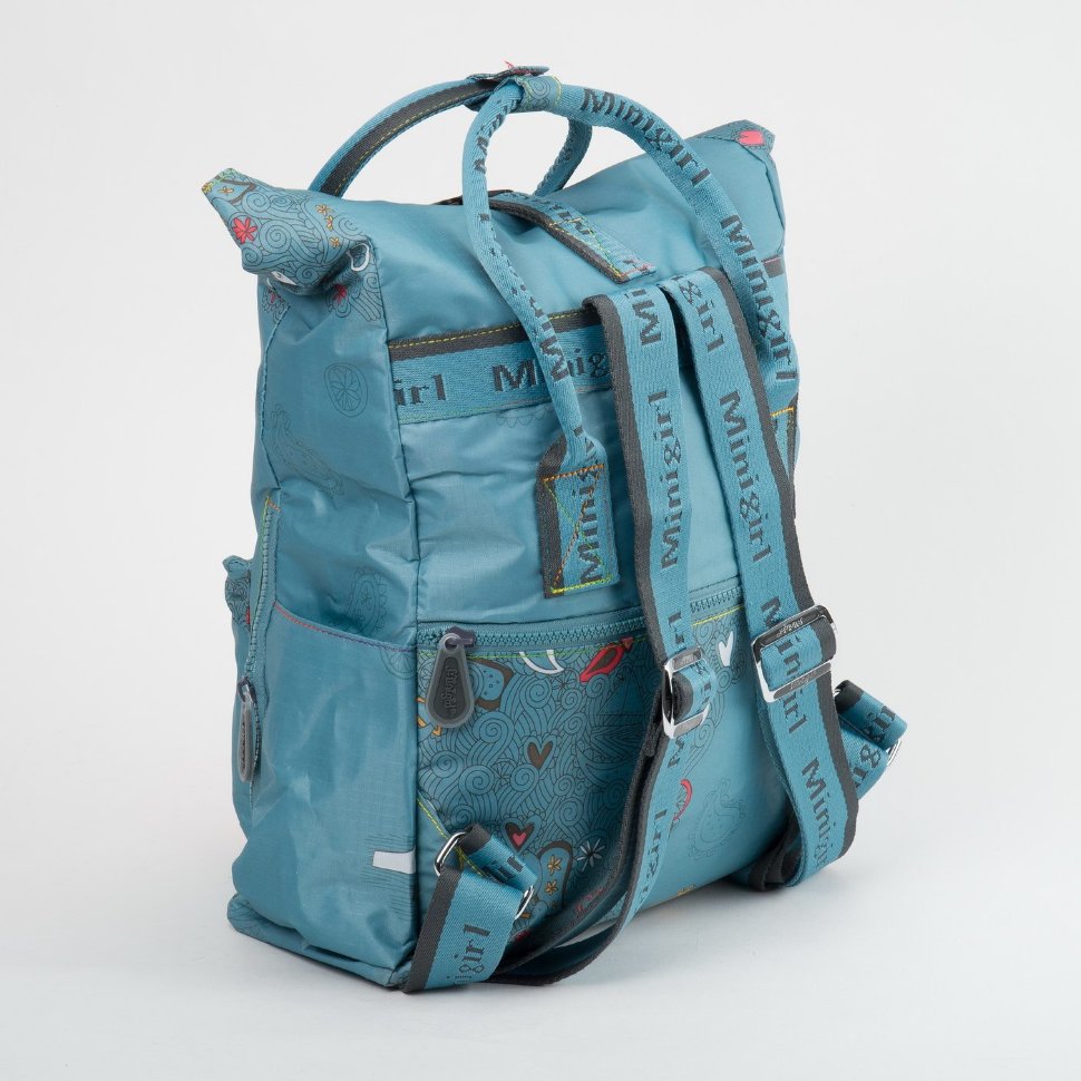 Сумка-рюкзак Minigirl 20175 слон тёмно-синяя