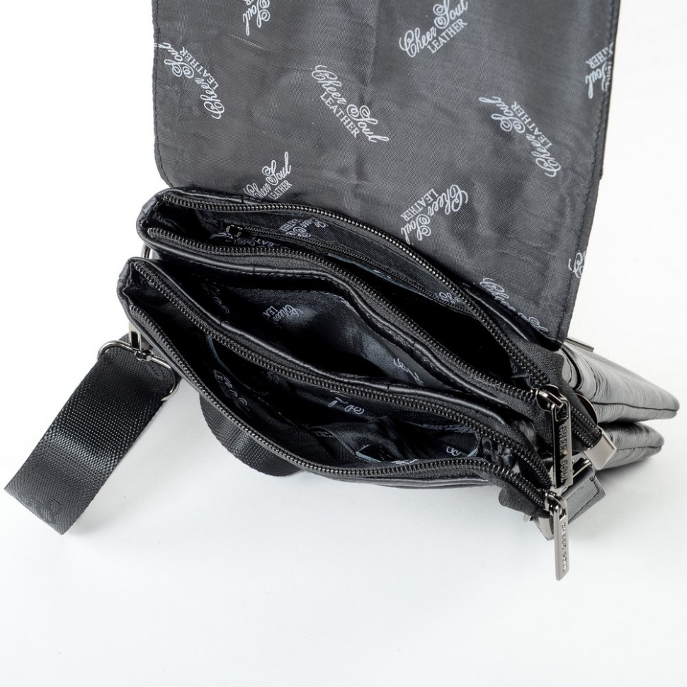 Сумка мужская Cheer Soul 6831 чёрная