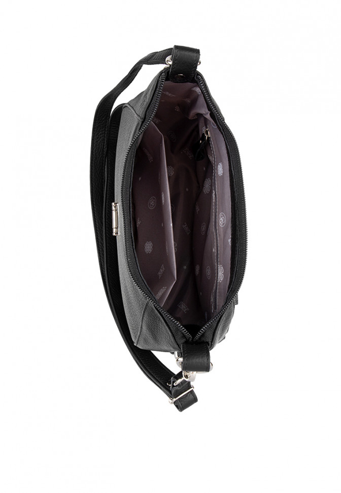 Сумка Esse 78398 АЙЛИН DARK кожа флотер черная