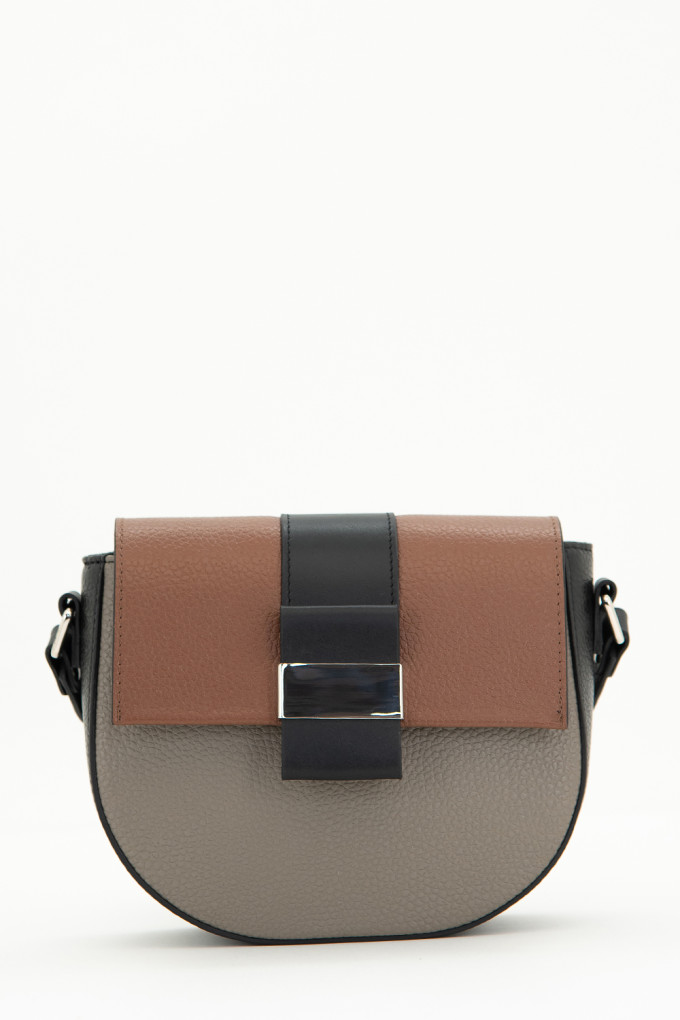 Сумка Protege Ц-471 сигаро/т.капучино/чёрный