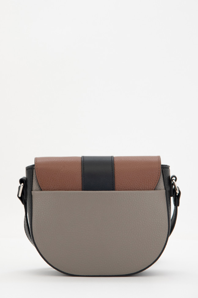 Сумка Protege Ц-471 сигаро/т.капучино/чёрный