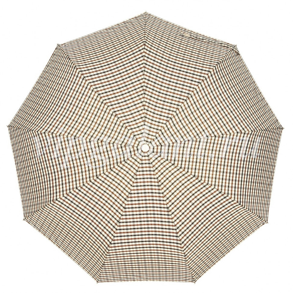 Зонт мужской Diniya 2743 9 спиц, полный автомат, ручка кожа