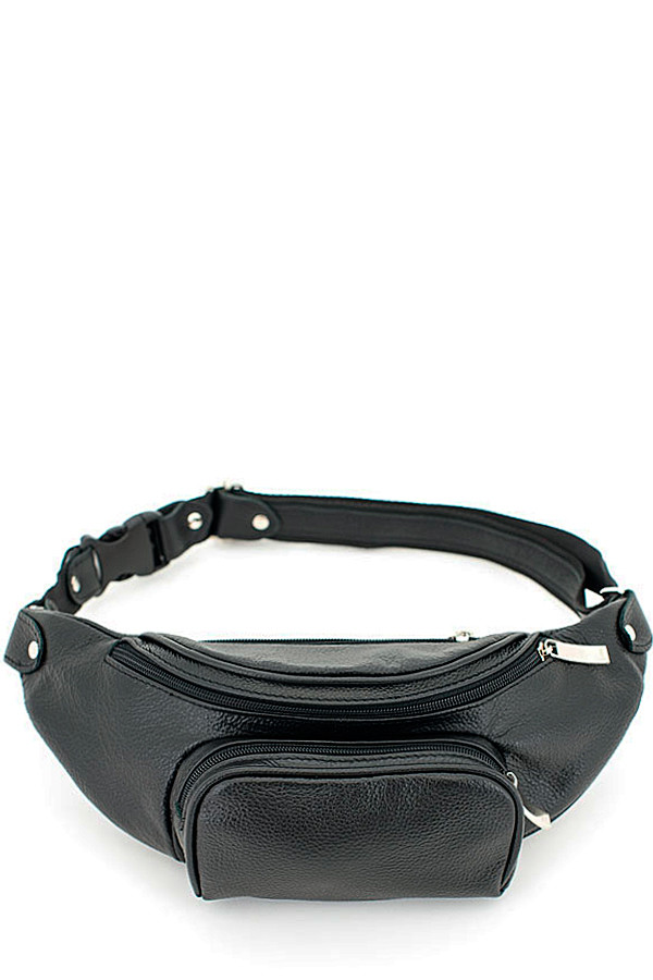 Сумка на пояс мужская Protege, Ц-259 - чёрный флотер Сумка на пояс мужская Protege, Ц-259 - чёрный флотер