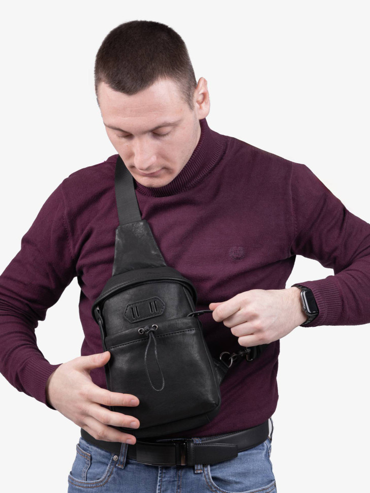 Рюкзак с одной лямкой Baggins, 2072 черный