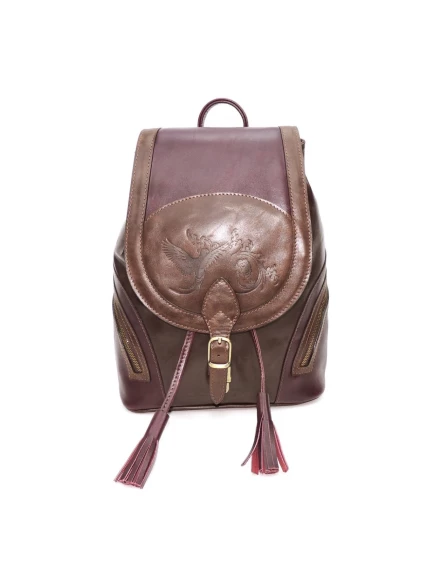 Рюкзак Kalinovskaya Р-50.682-1 бордо/шоколад