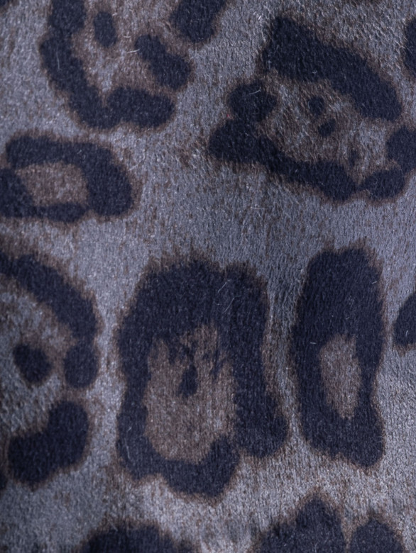 Перчатки женские Victory Леопард серые