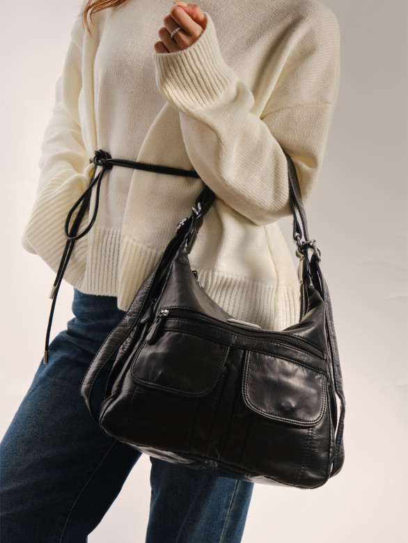 Сумка-рюкзак Runyi 100012 black Сумка-рюкзак Runyi 100012 black