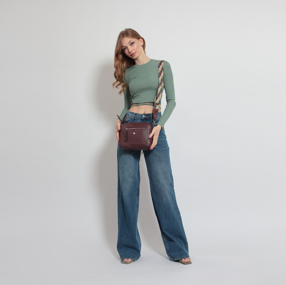 Сумка Richet 2593LNT 339 бордовая