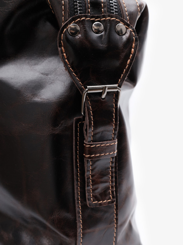 Сумка мужская из натуральной кожи Maxsimo Tarnavsky 1045 тёмно-коричневая Сумка мужская из натуральной кожи Maxsimo Tarnavsky 1045 тёмно-коричневая