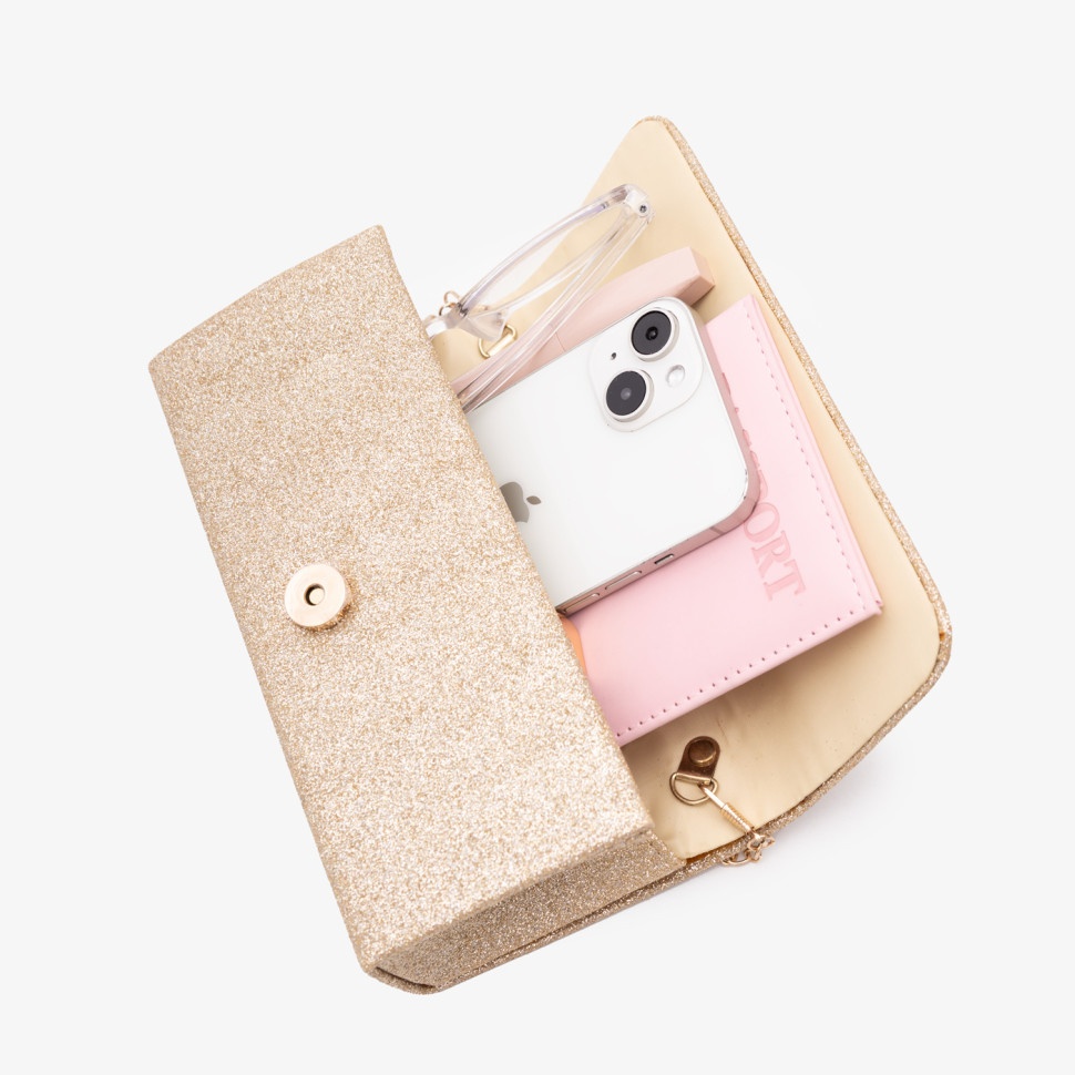 Клатч 1703-1 gold