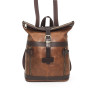 Сумка-рюкзак Natalia Kalinovskaya "Иста" рыжая/коричневая флотер