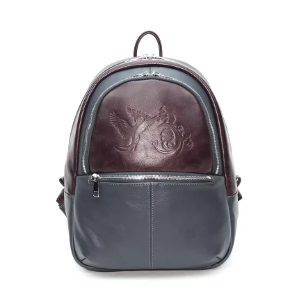 Рюкзак Kalinovskaya Р-43.741-8 серый/бордо