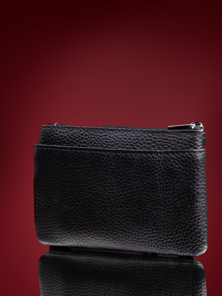 Кошелек для мелочи + ключница A-00141 black Кошелек для мелочи + ключница A-00141 black