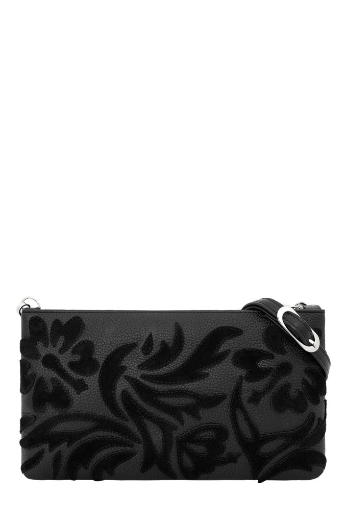 Сумка женская Protege, ДС-251-110 Узоры №1 чёрная 