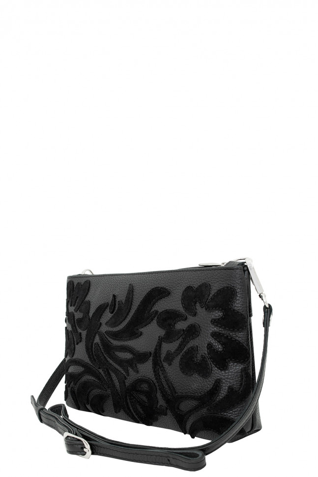 Сумка женская Protege, ДС-251-110 Узоры №1 чёрная 
