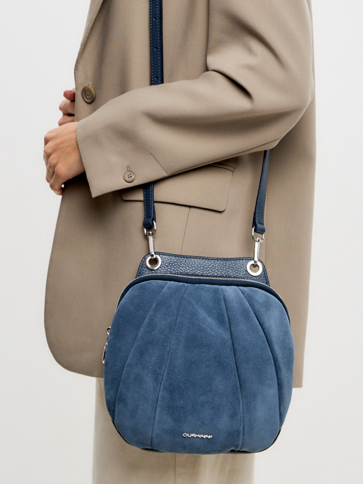 Сумка Curanni 2477 замша джинс