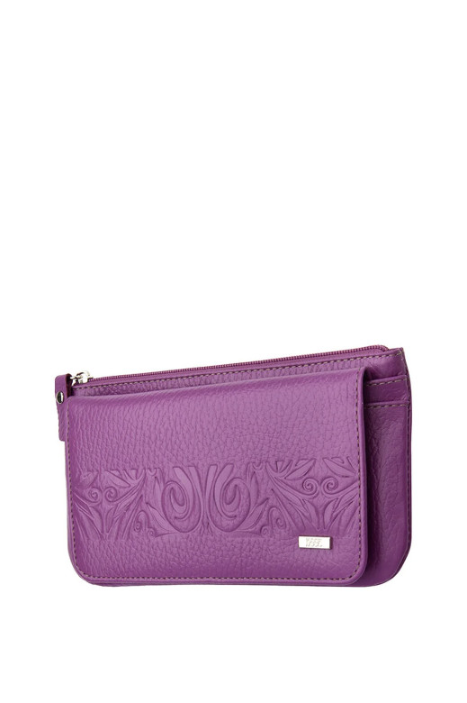 Кошелёк женский 79213 ИНКАНТО МАДЖЕНТА флотер тиснение кэж.фуксия