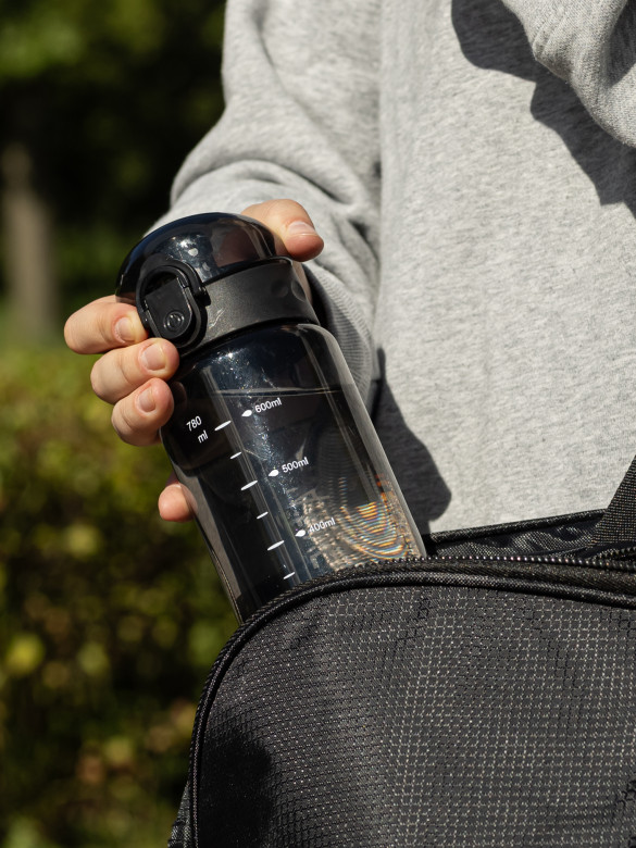 Большая мужская дорожно-спортивная сумка Jilip 3015 чёрная