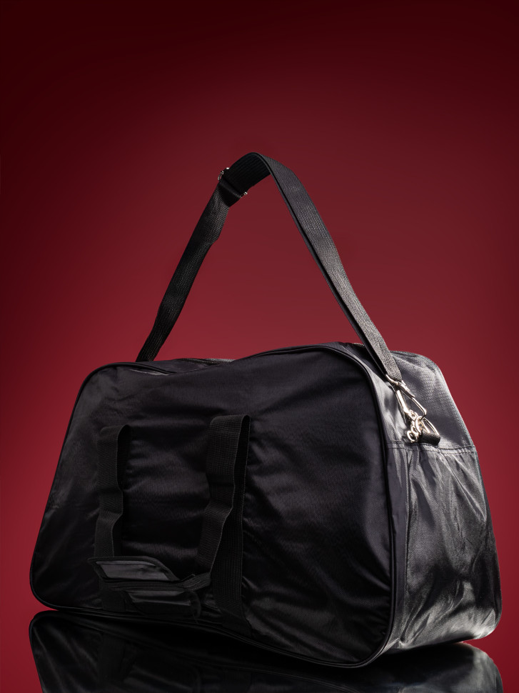 Большая мужская дорожно-спортивная сумка Jilip 3015 чёрная