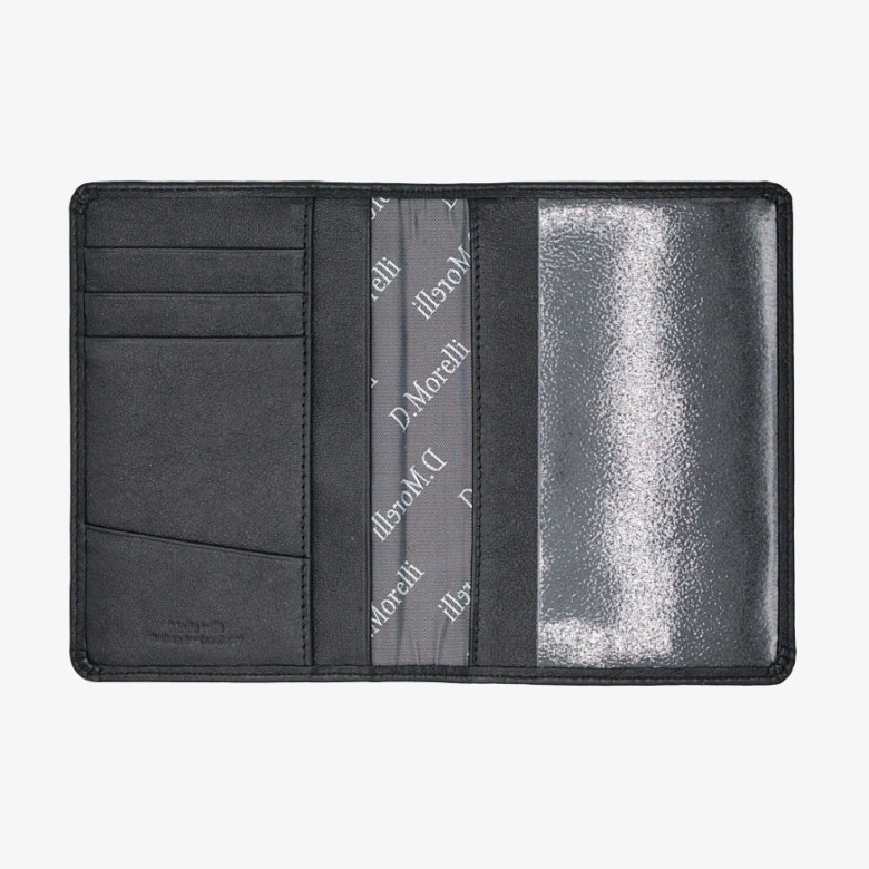Обложка для автодокументов Domenico Morelli BKR1-K001-033 чёрный