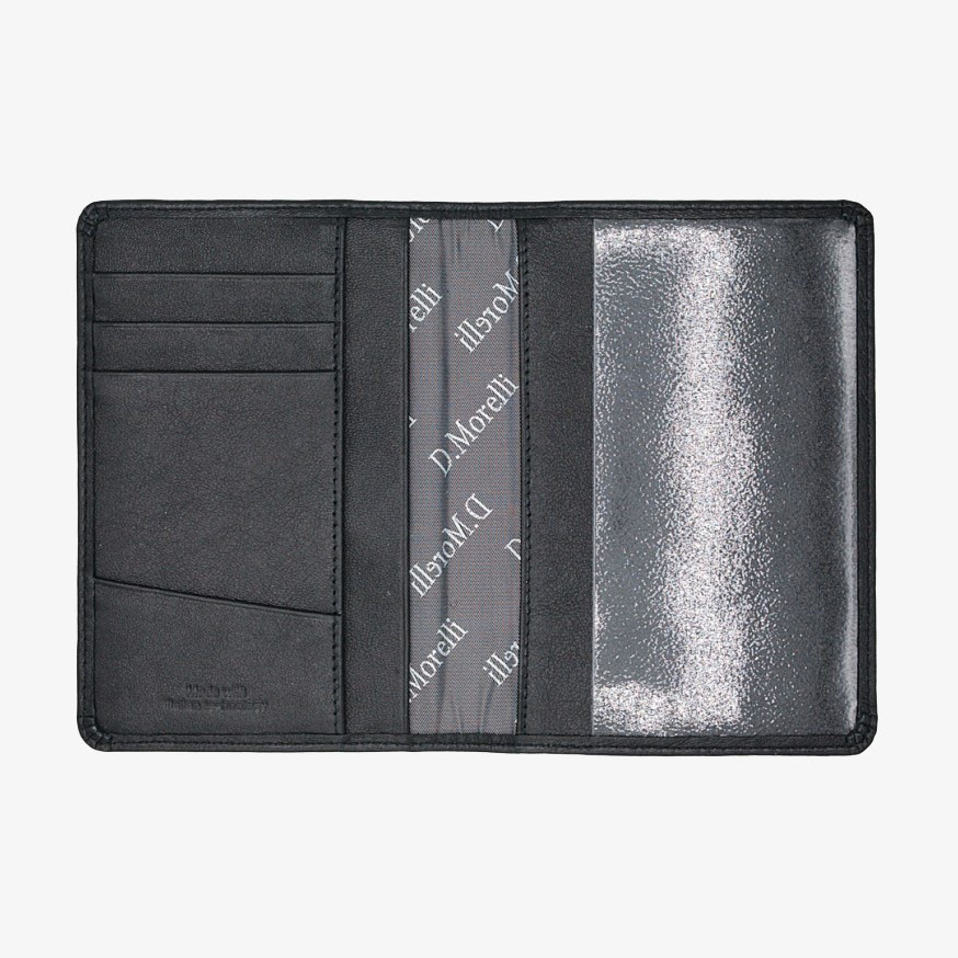 Обложка для автодокументов Domenico Morelli BKR1-K001-033 чёрный