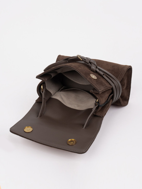 Сумка Lamagio 68920 замша коричневая