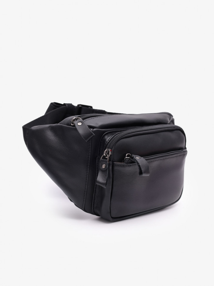 Мужская сумка на пояс ZUOBINLI 0186(9810) чёрная