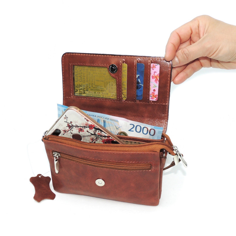 Женская сумочка кошелёк Natalia Kalinovskaya С53п-601 «Лисиа» 