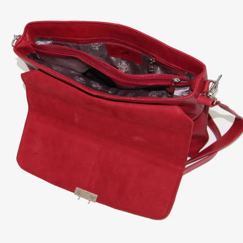 Портфель женский Maxsimo Tarnavsky 2025 красный пул ап