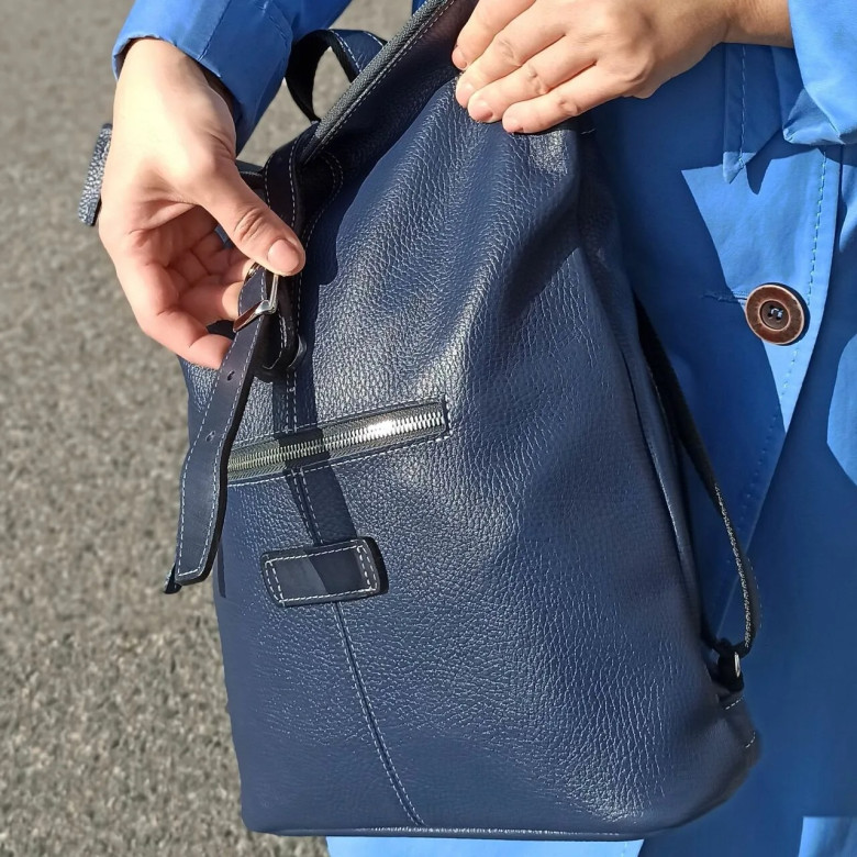 Сумка-рюкзак Natalia Kalinovskaya СР-34.161 «Бельканто» синяя Сумка-рюкзак Natalia Kalinovskaya СР-34.161 «Бельканто» синяя