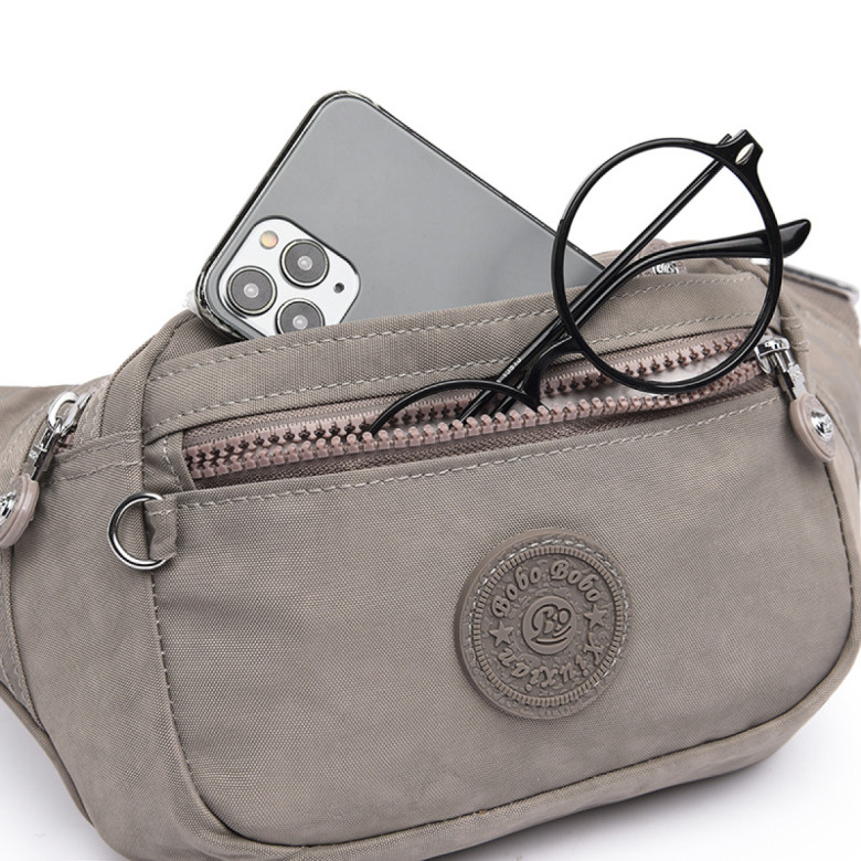 Сумка на пояс Bobo 8829-1 тёмно-бежевая