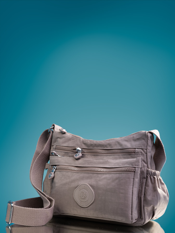 Сумка женская Bobo 1511-2 тёмно-бежевая