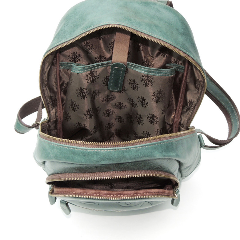 Рюкзак женский Natalia Kalinovskaya, Р43 «Малахит» зеленый