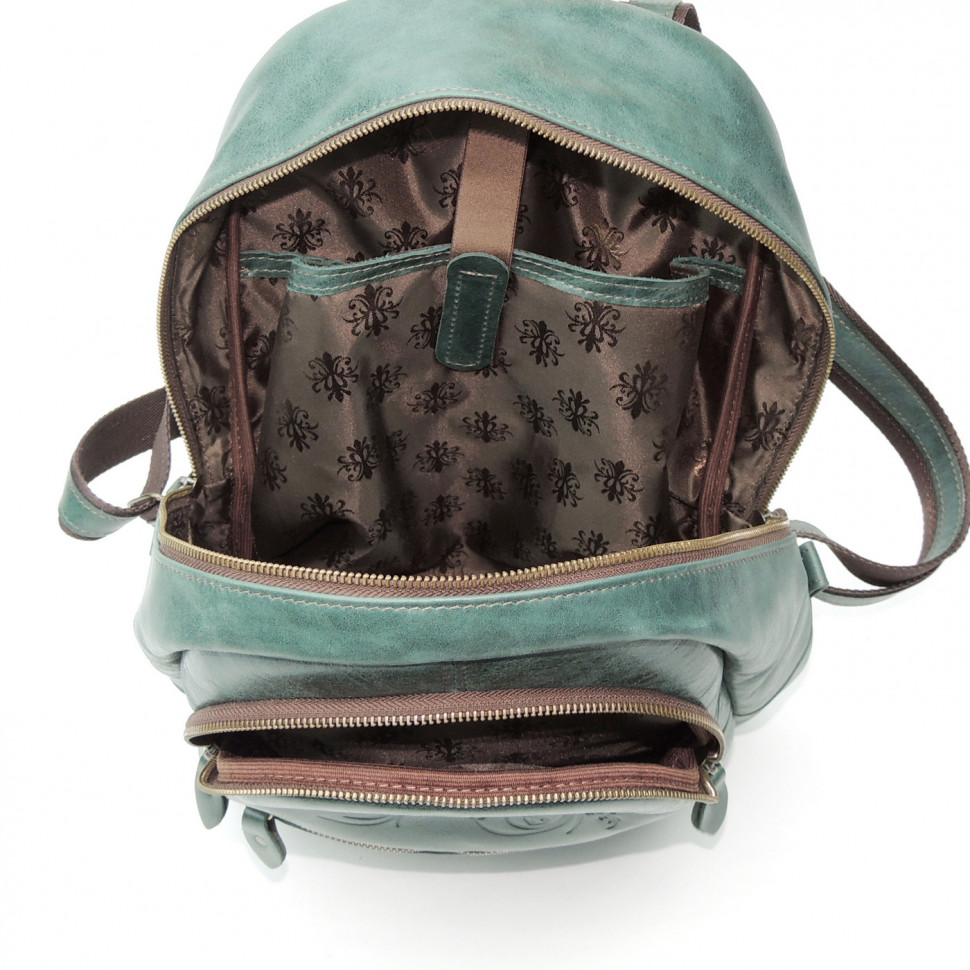 Рюкзак женский Natalia Kalinovskaya, Р43 «Малахит» зеленый