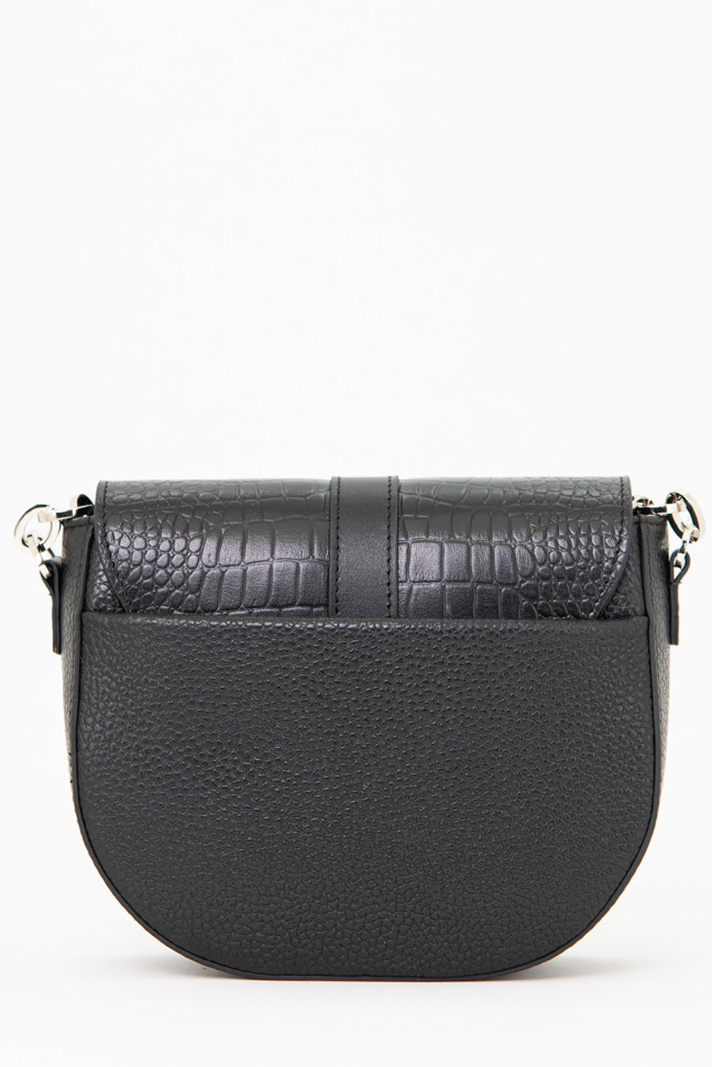 Сумка Protege Ц-472 тёмно-коричневая флотер+гладкая