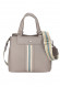 Сумка Esse 78754 УМА PRALINE бергамо серый/бежевый