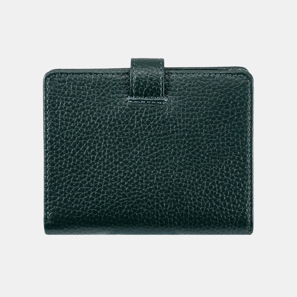 Портмоне женское ПЖ-475-1585 т.зелёное