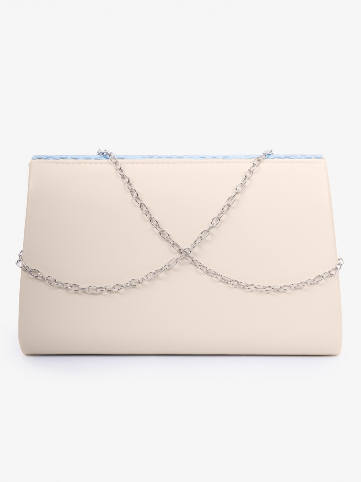 Клатч женский Funxilan 1704 beige/blue
