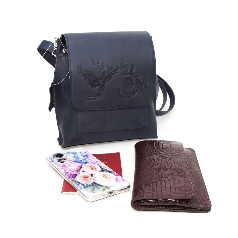 Женская кожаная сумка Natalia Kalinovskaya С86т-711 черная