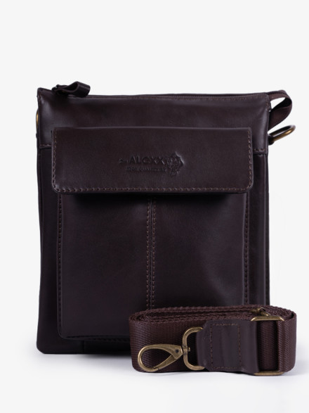 Сумка мужская zн ALEXX ALG0108 коричневая наппа Сумка мужская zн ALEXX ALG0108 коричневая наппа