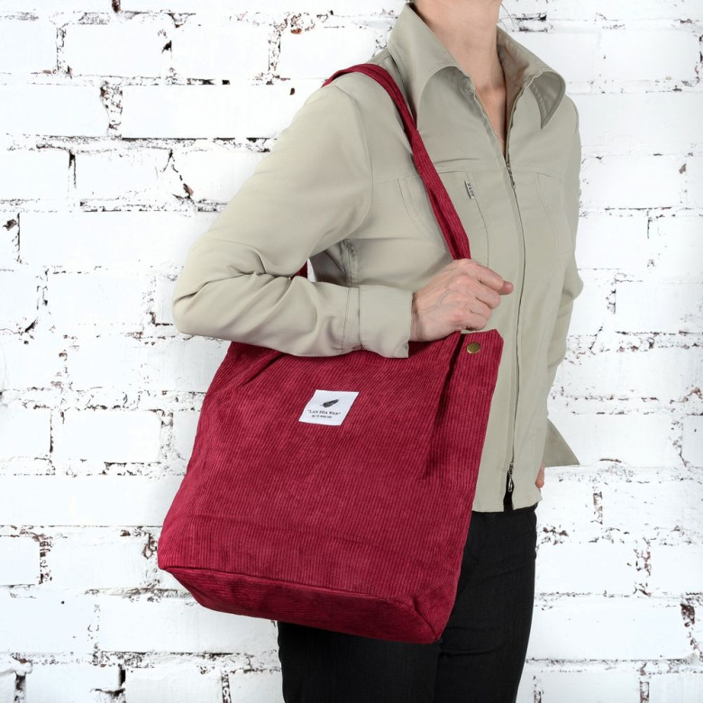 Сумка-шопер Lan Sha Wan, Б 6001 бордовая Сумка-шопер Lan Sha Wan, Б 6001 бордовая