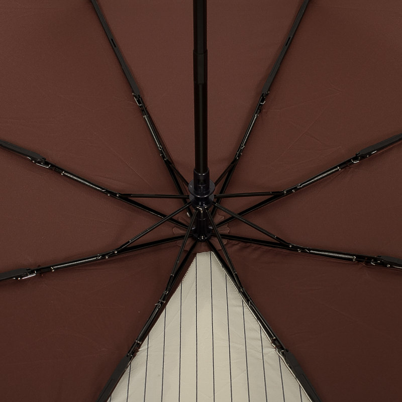 Зонт женский Flioraj, 20001 кокетка, коричневый