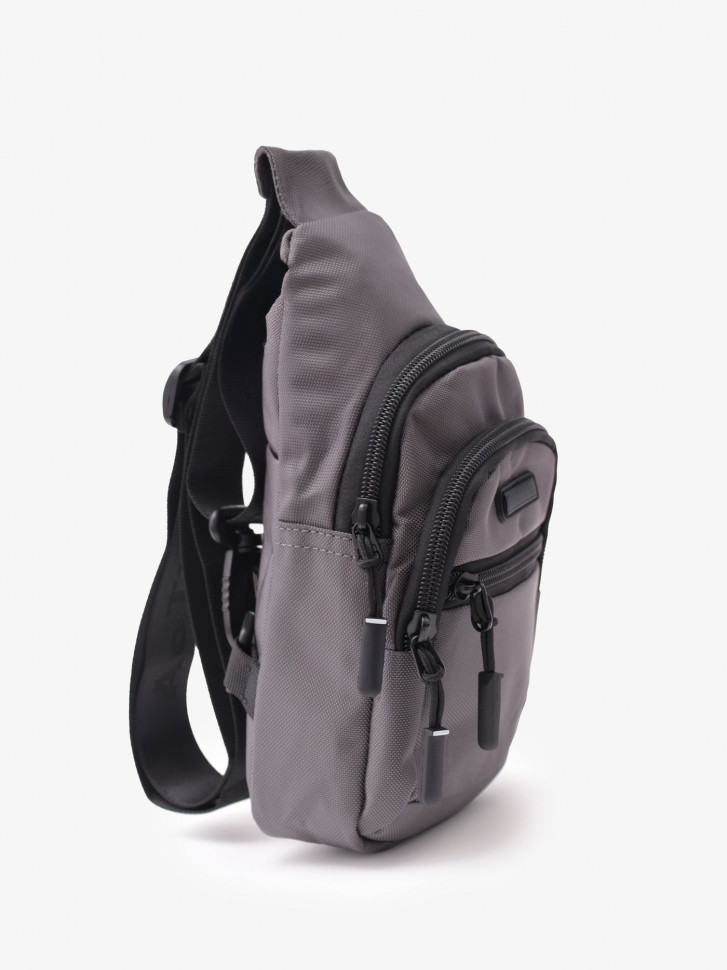 Рюкзак на одно плечо An 65365 серый