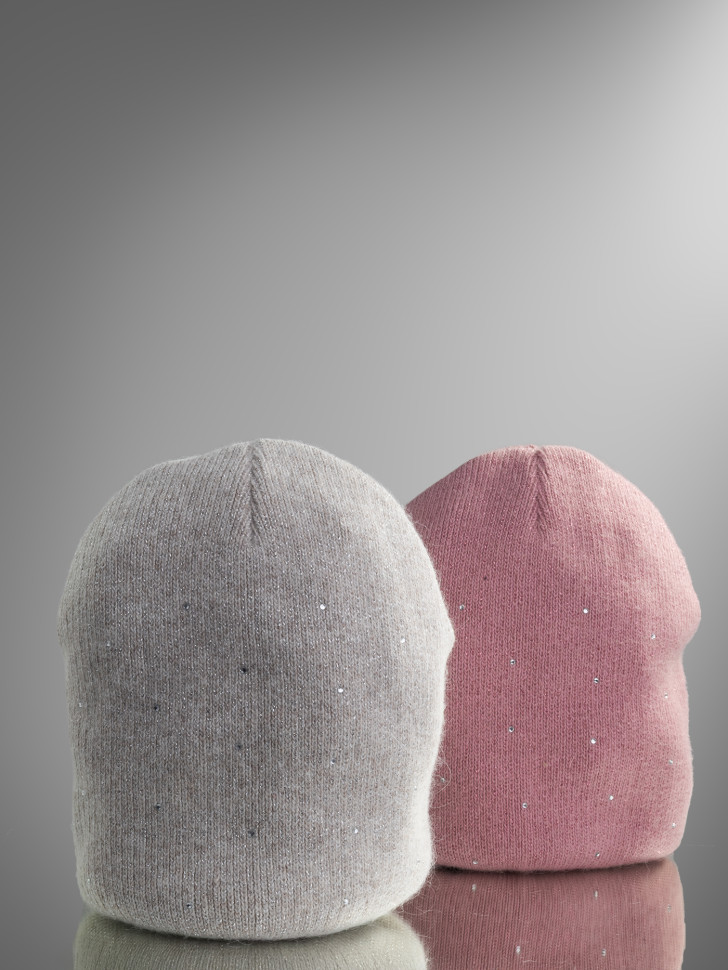 Шапка женская 12568 MARHATTER серо-бежевый (56-58)